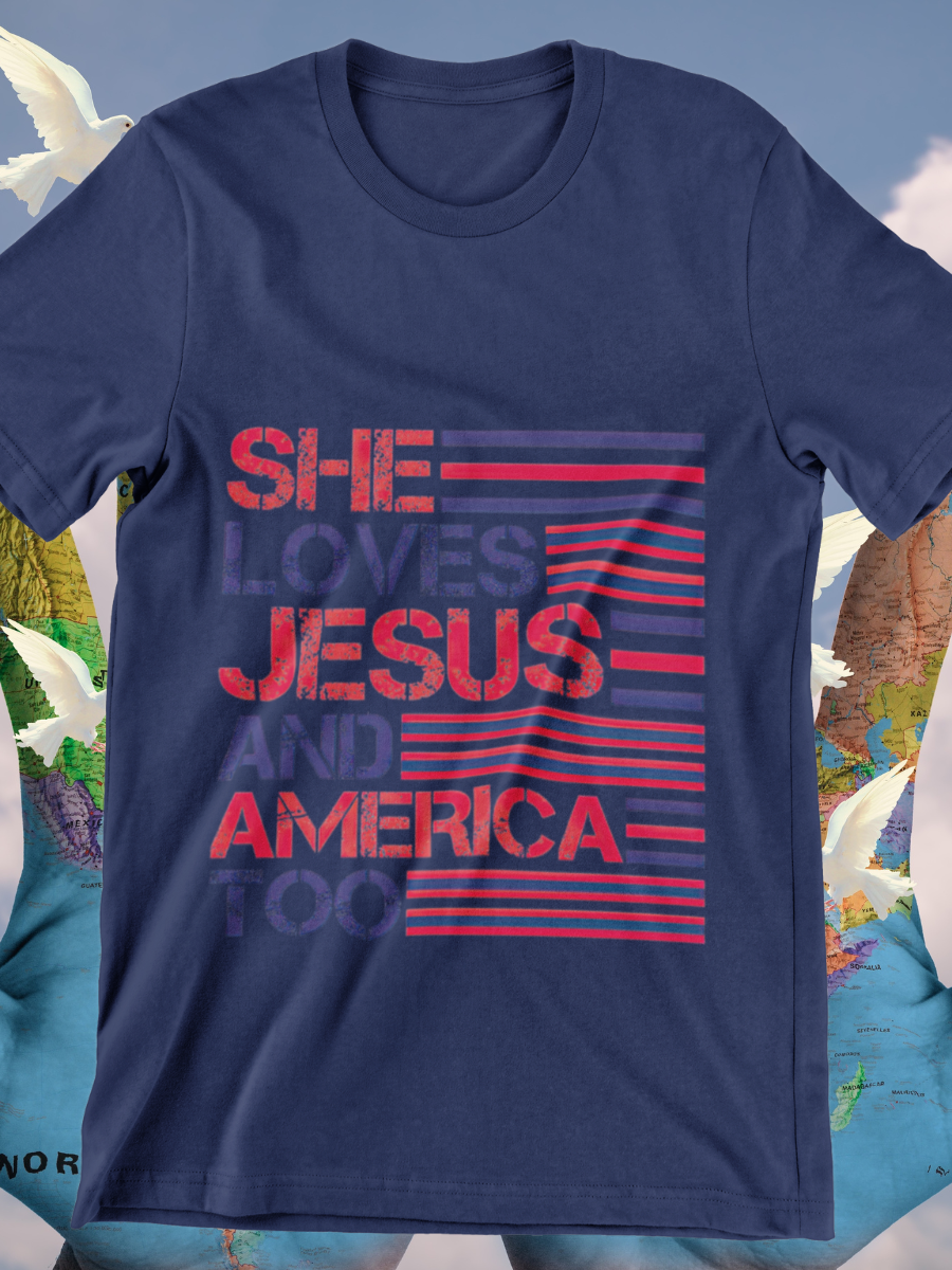 She Love Jesus Graphic T-shirts