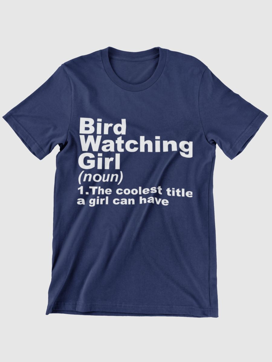 Bird Watching Girl Graphic T-shirt