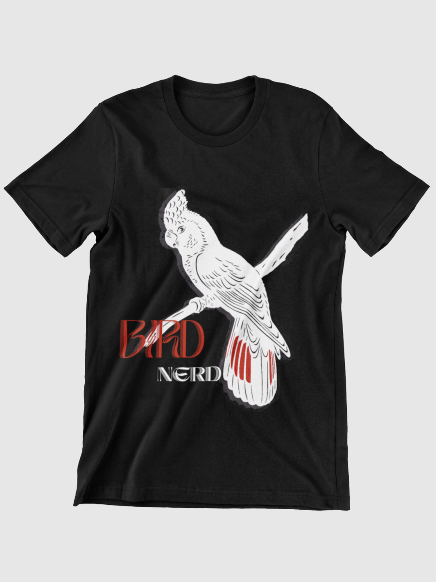 Cockatiel Bird Nerd Graphic T-shirt