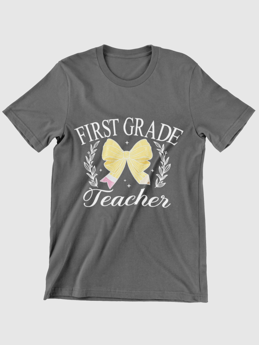 First Grade Teacher Graphic T-shirt