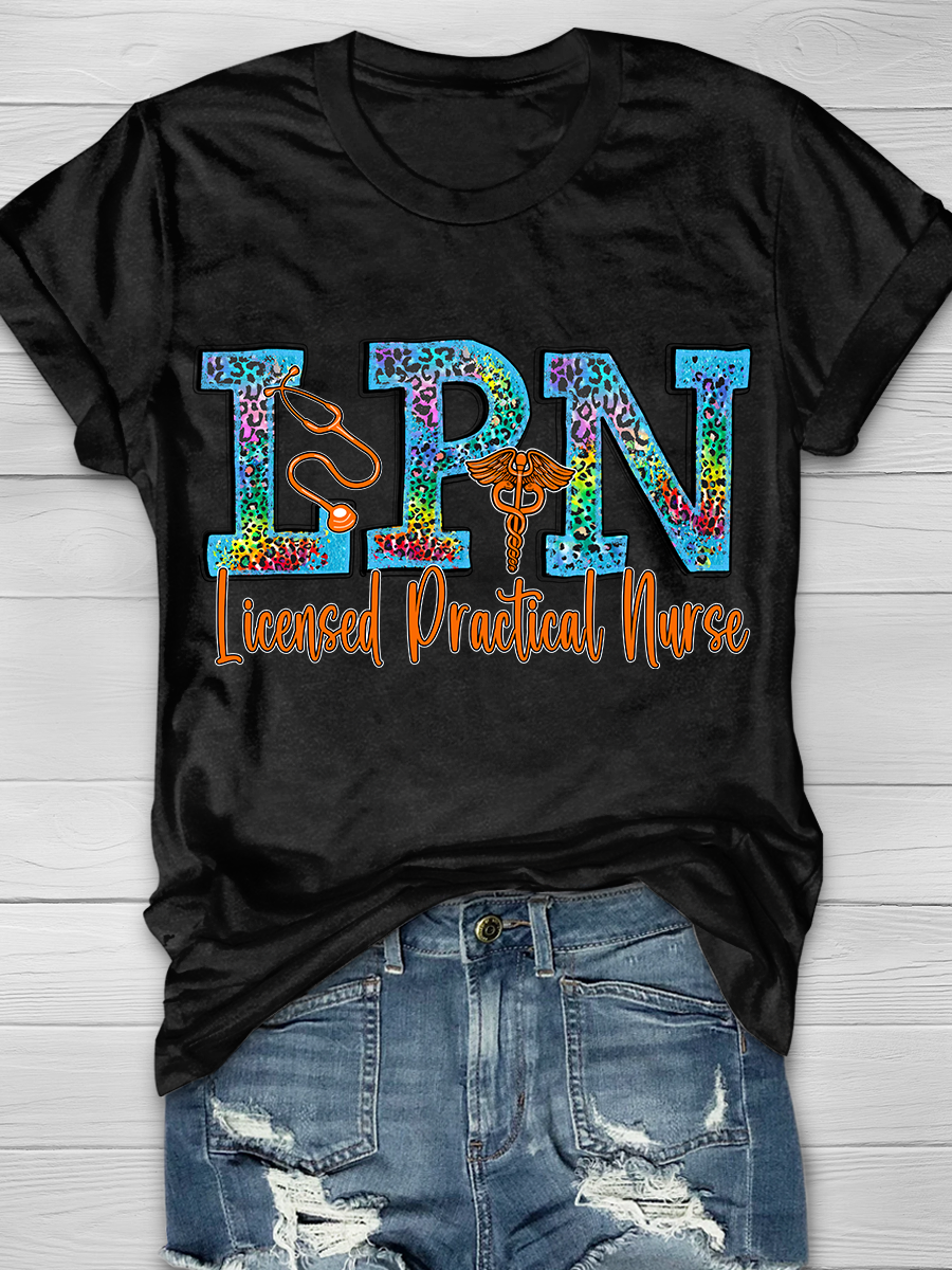 LPN Licensed Practical Nurse Graphic T-shirts