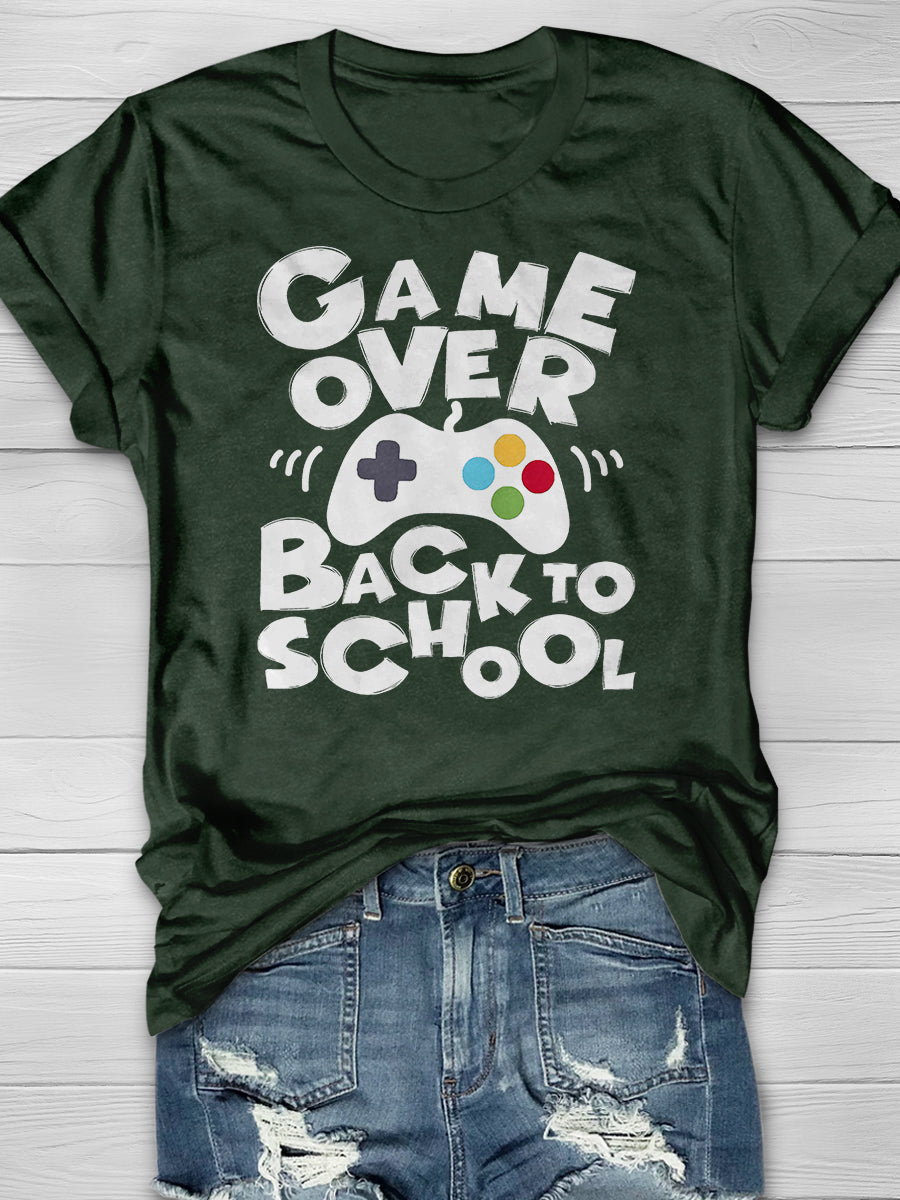 Game On Kindergarten Print Graphic T-shirts