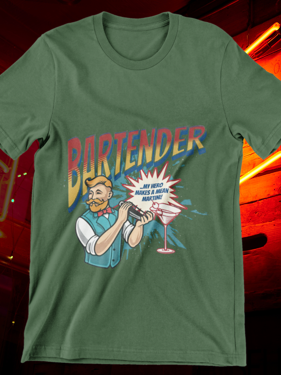 Bartender Martini Graphic T-shirt