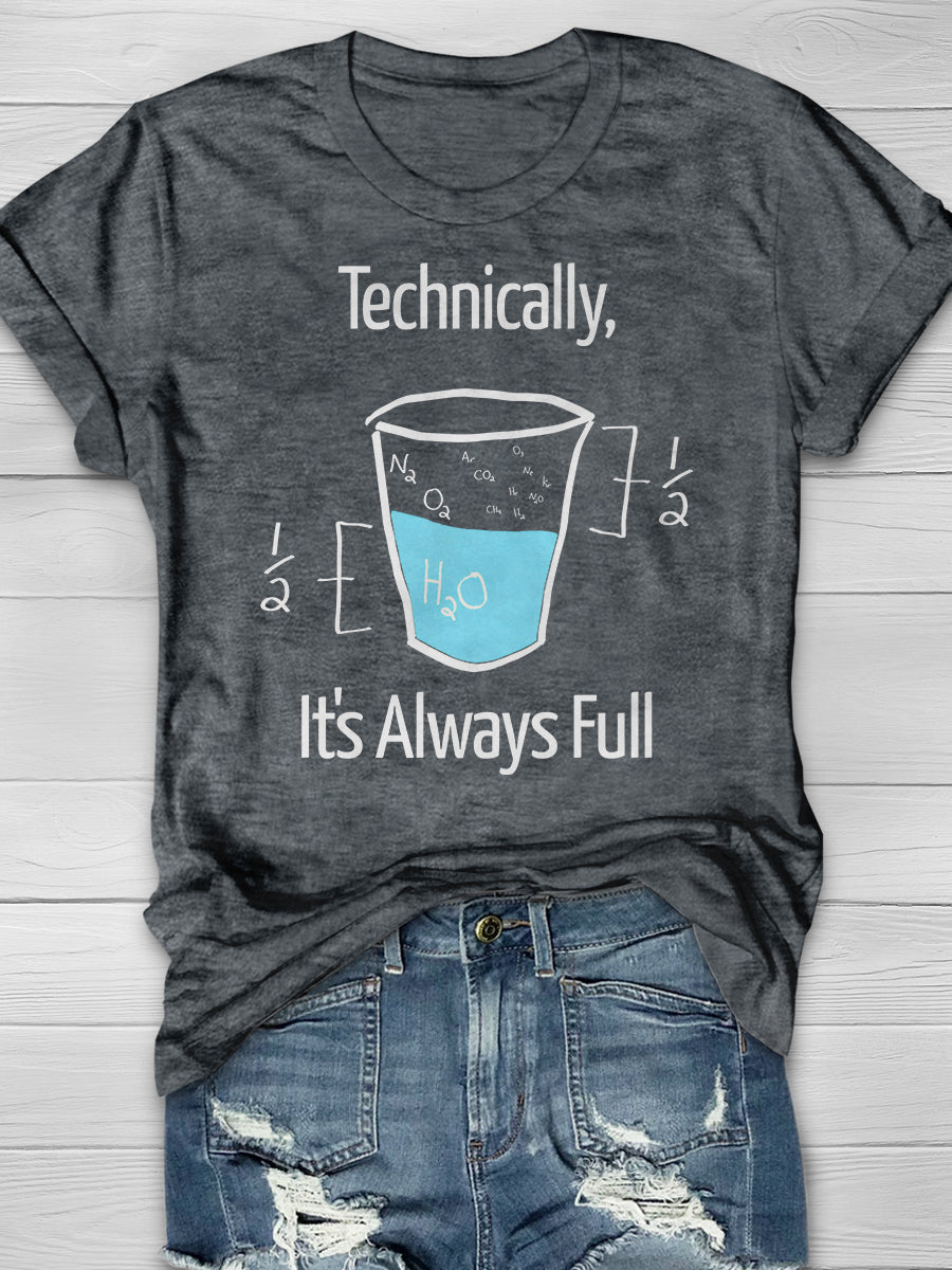 Science is Optimistic Print Graphic T-shirts