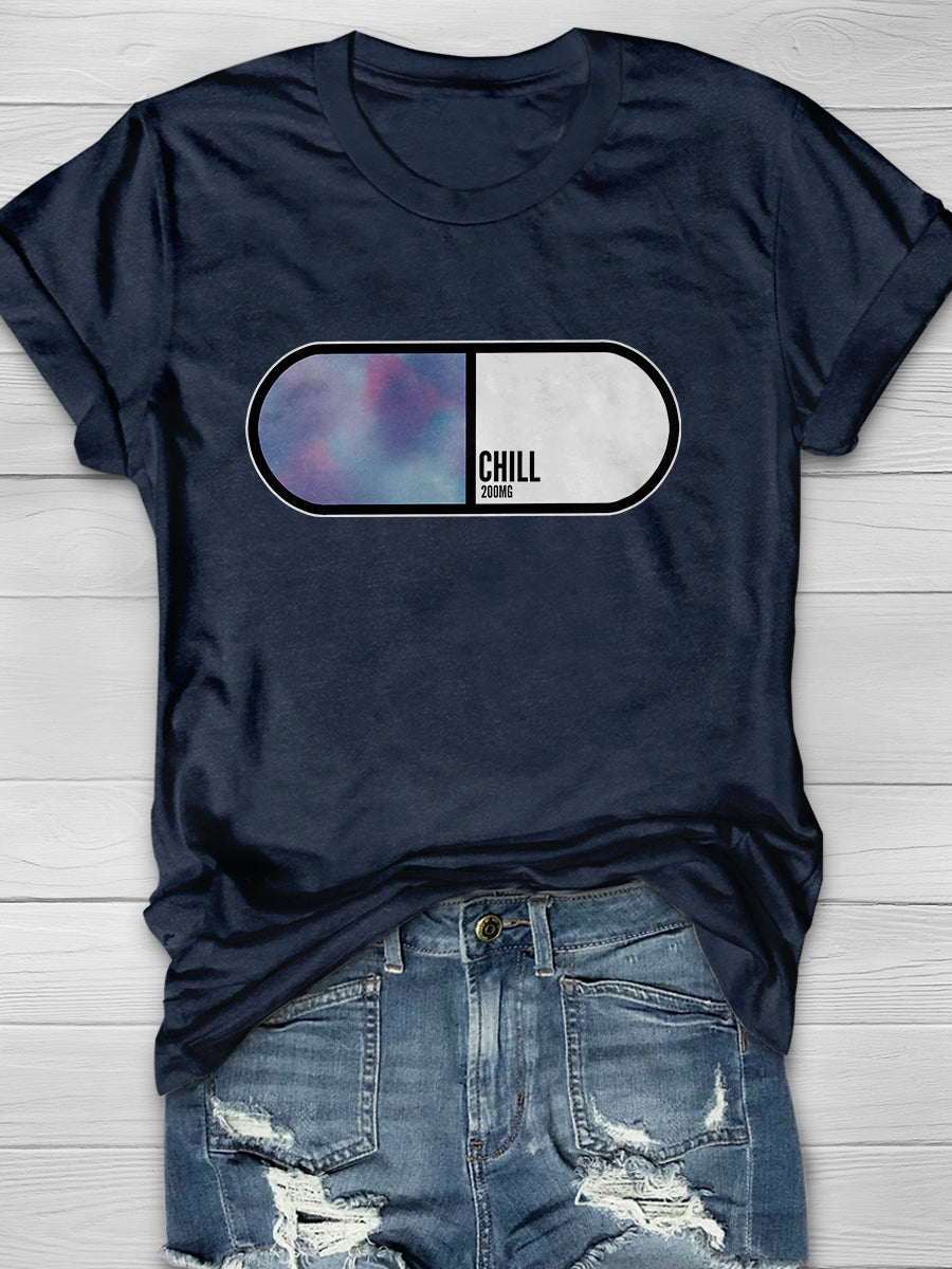 Chill Print Short Sleeve T-shirt