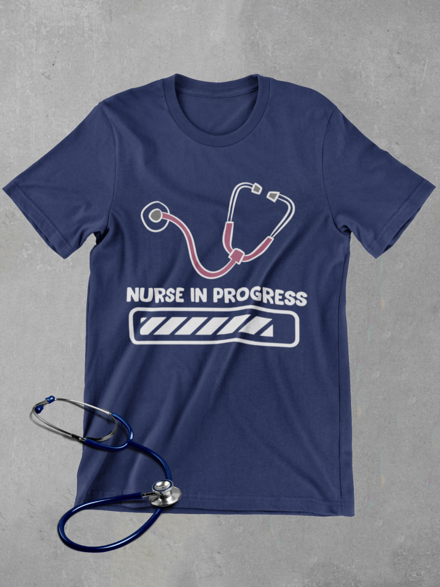 Nurse In Progress Graphic T-shirt
