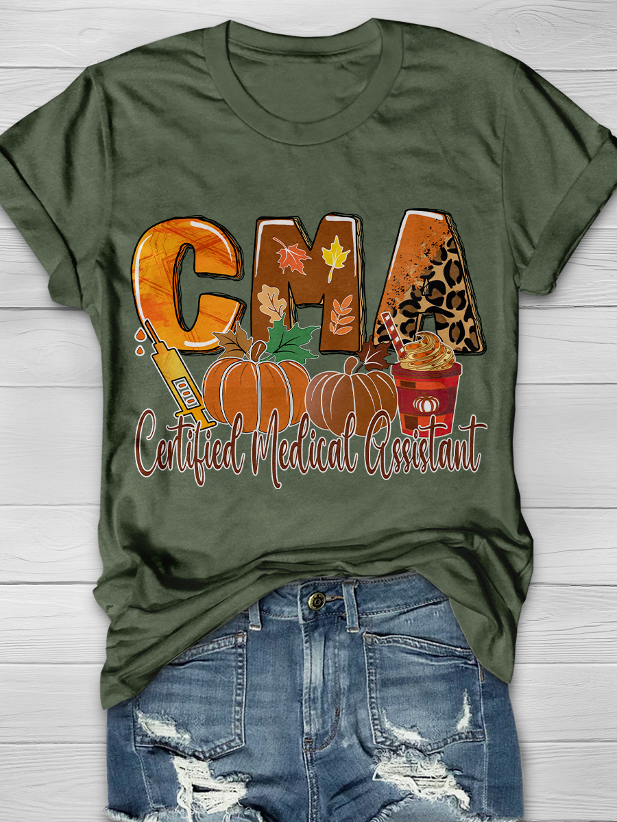 Fall Pumpkin CMA Graphic T-shirts