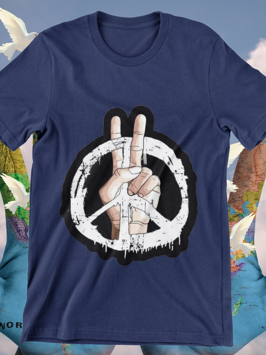 Peace Gesture Sign Graphic T-shirts
