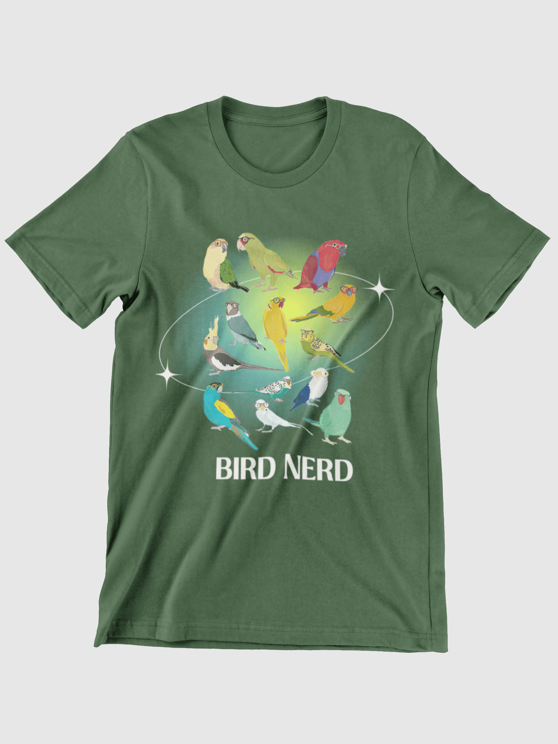 Bird Watching Bird Nerd Graphic T-shirt