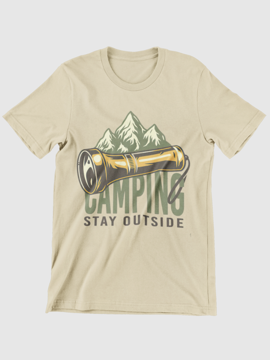 Camping Stay Outside Graphic T-shirt