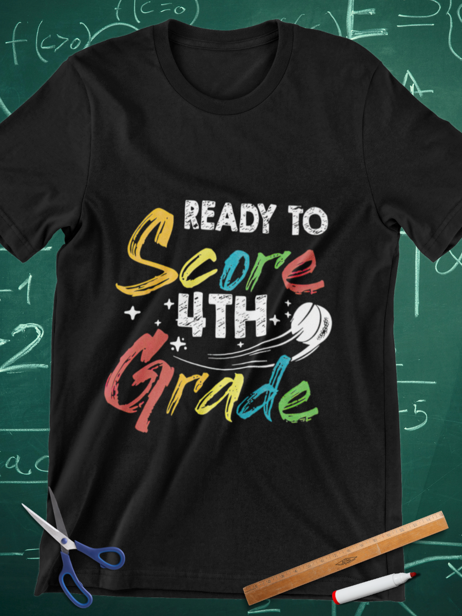 Ready To Score 4th Grade Teacher Graphic T-shirt