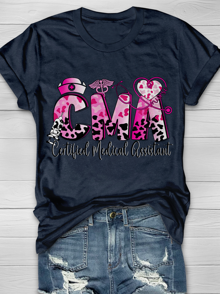 Certified Medical Assistant Graphic T-shirts