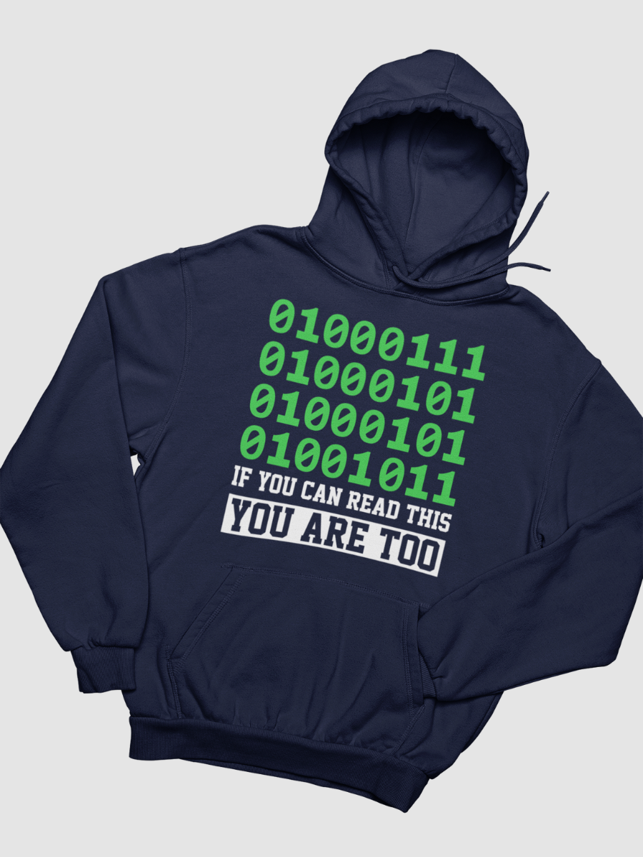 Geek Code Graphic Pure Cotton Hoodie