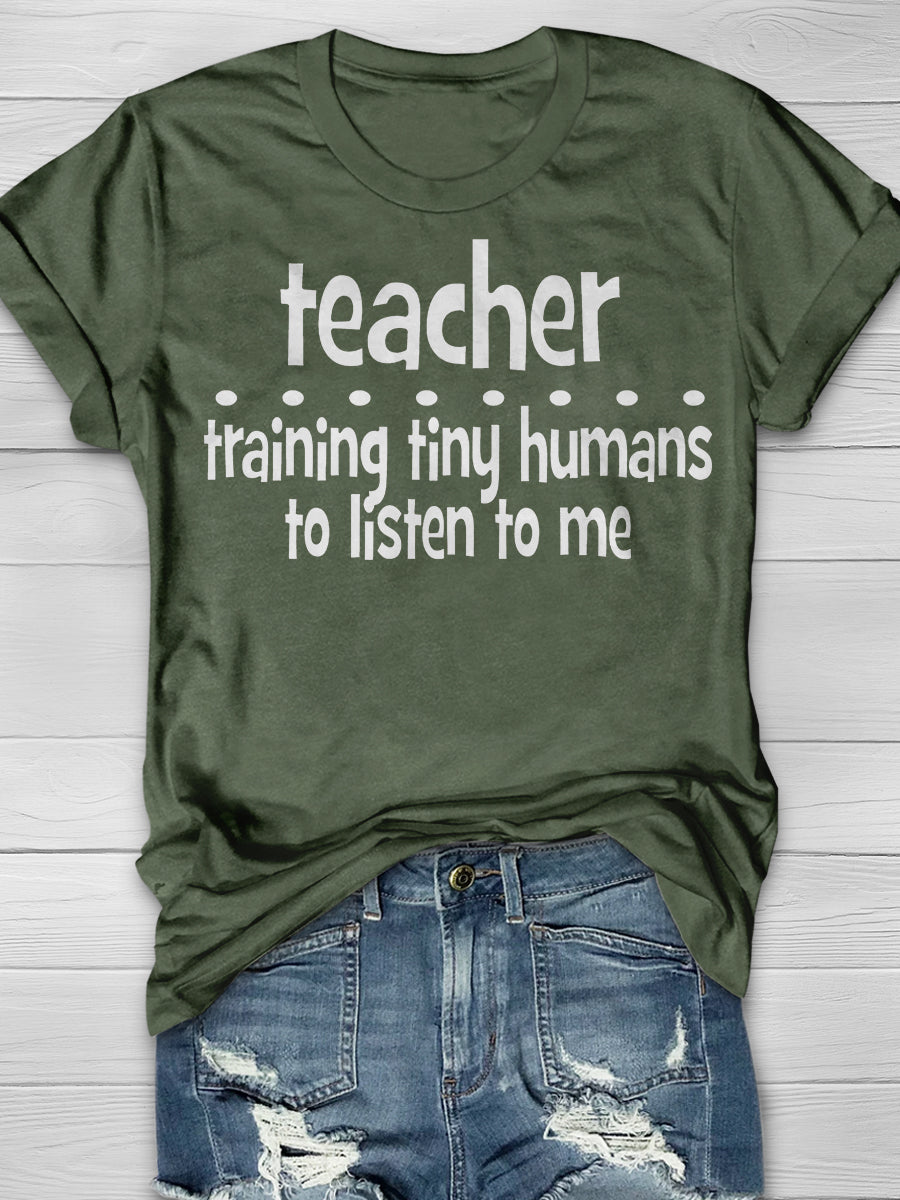 Definition of a teacher Print Graphic T-shirts