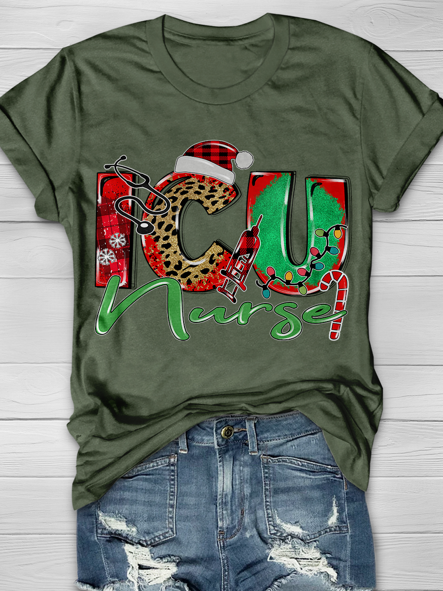 ICU Nurse Graphic T-shirts