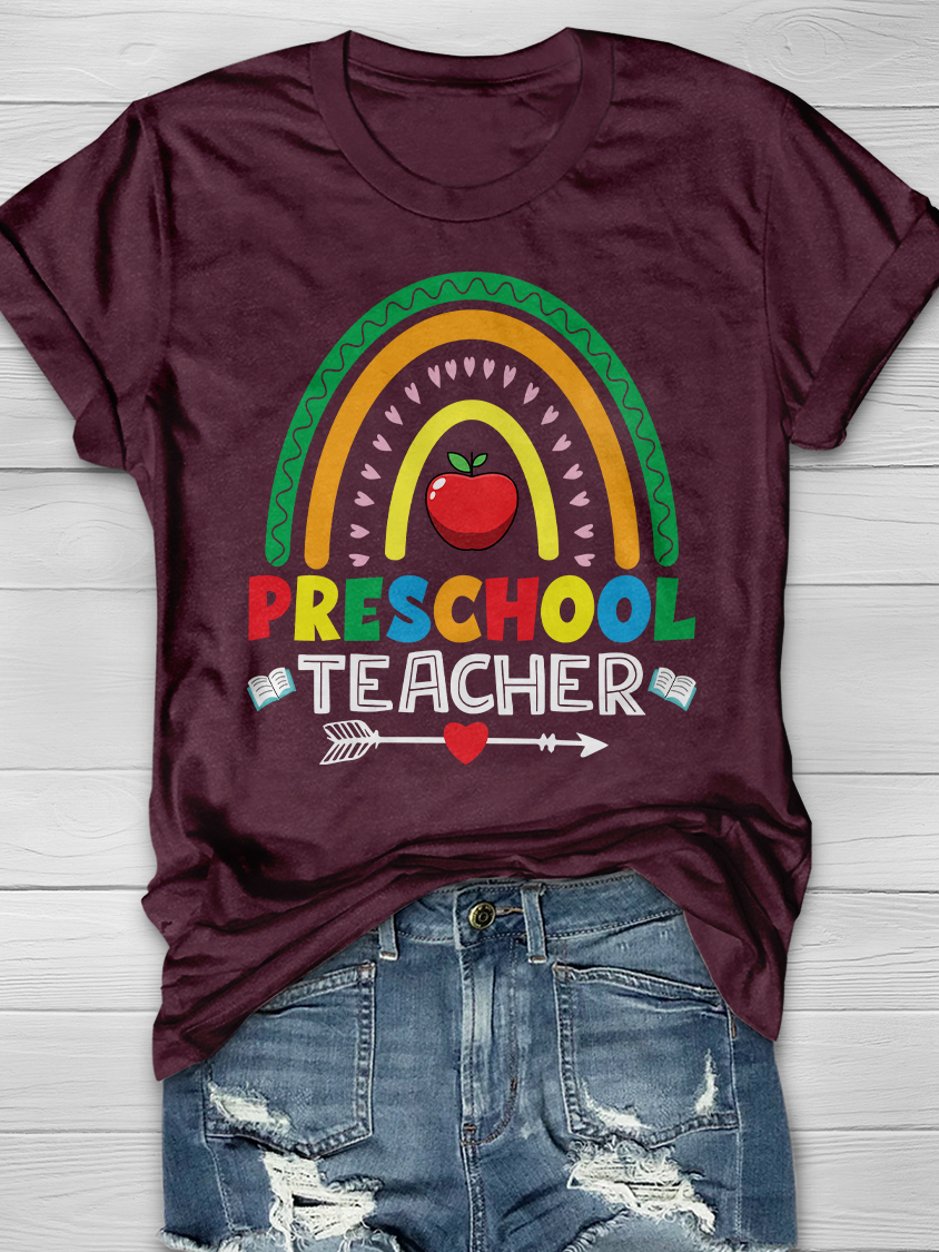 Preschool Teacher Graphic T-shirt