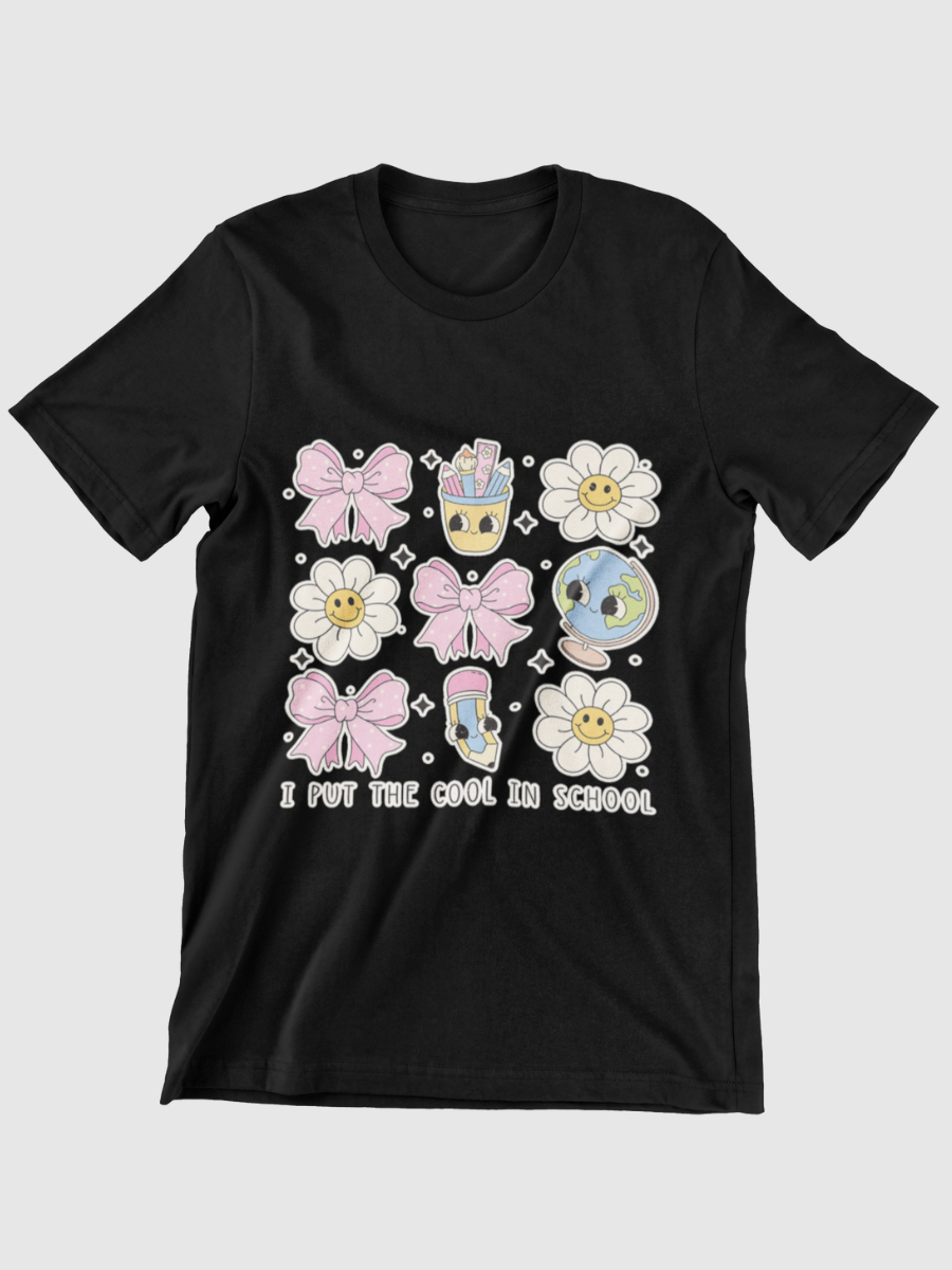 I Put the Cool In School Graphic T-shirt