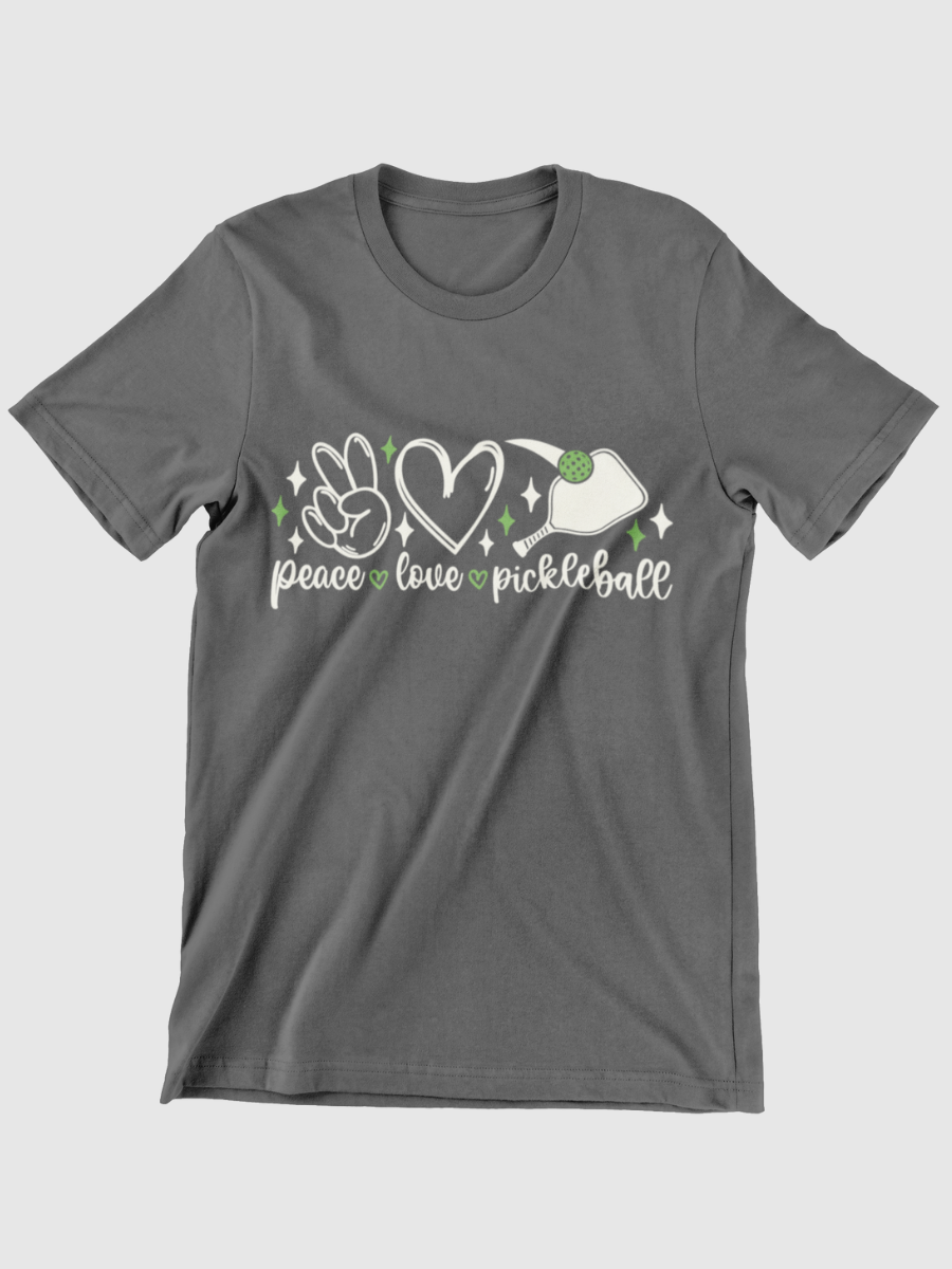 Pickleball Peace&Love Graphic T-shirt