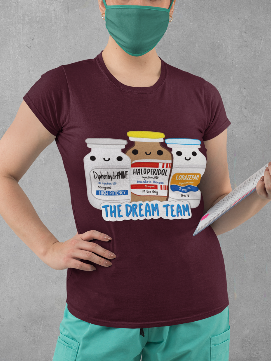 The Dream Team Nurse Graphic T-shirt