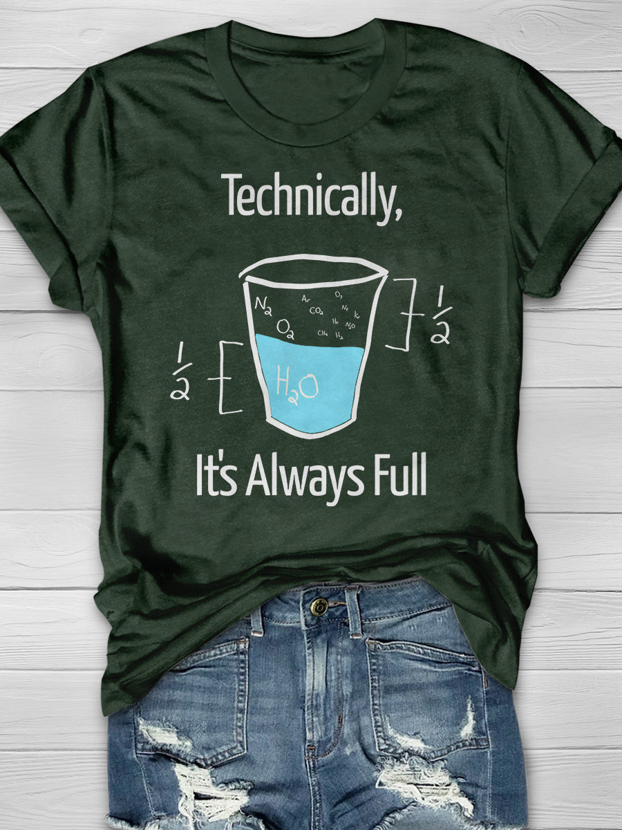 Science is Optimistic Print Graphic T-shirts