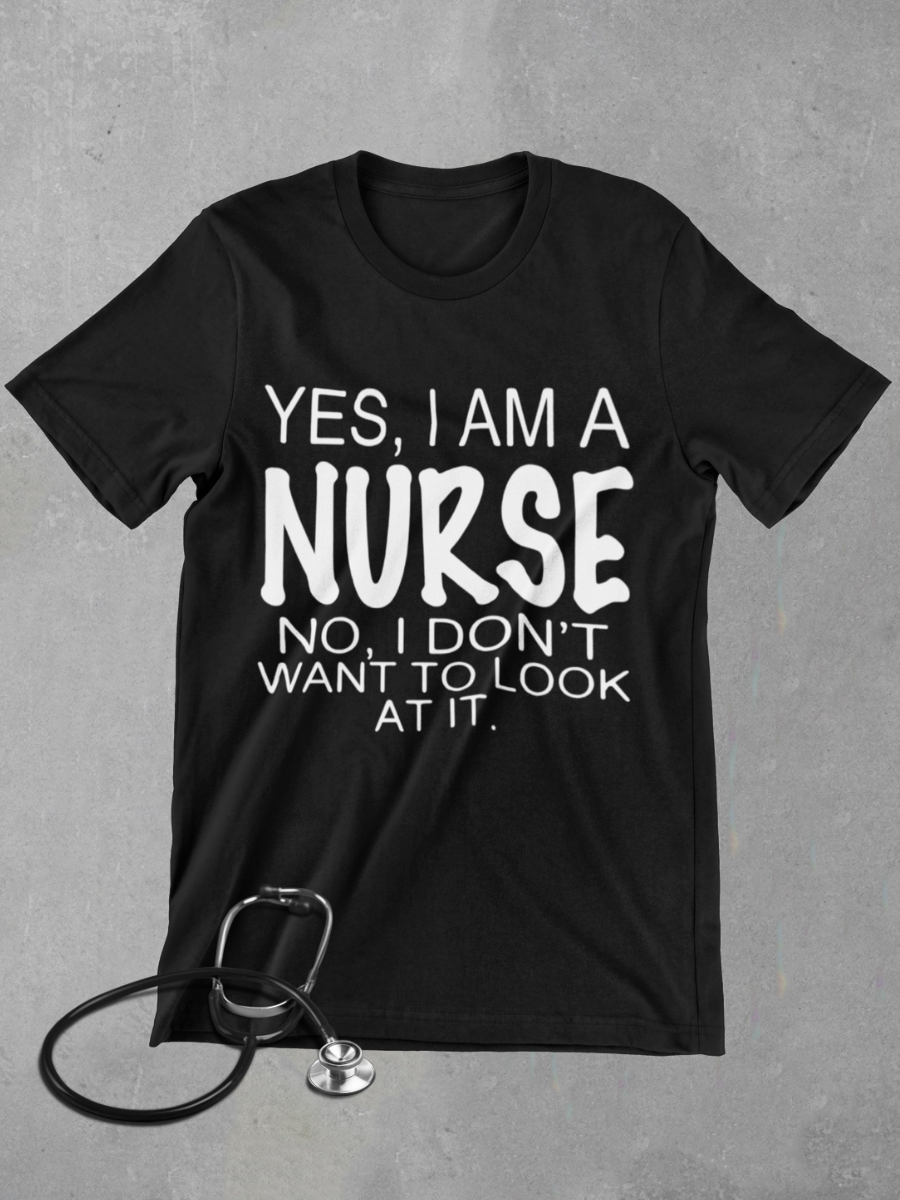 Yes I'm A Nurse Graphic T-shirt