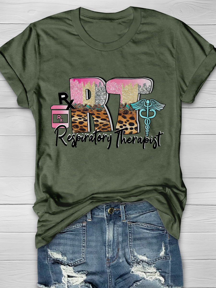 RT Respiratory Therapist Graphic T-shirts