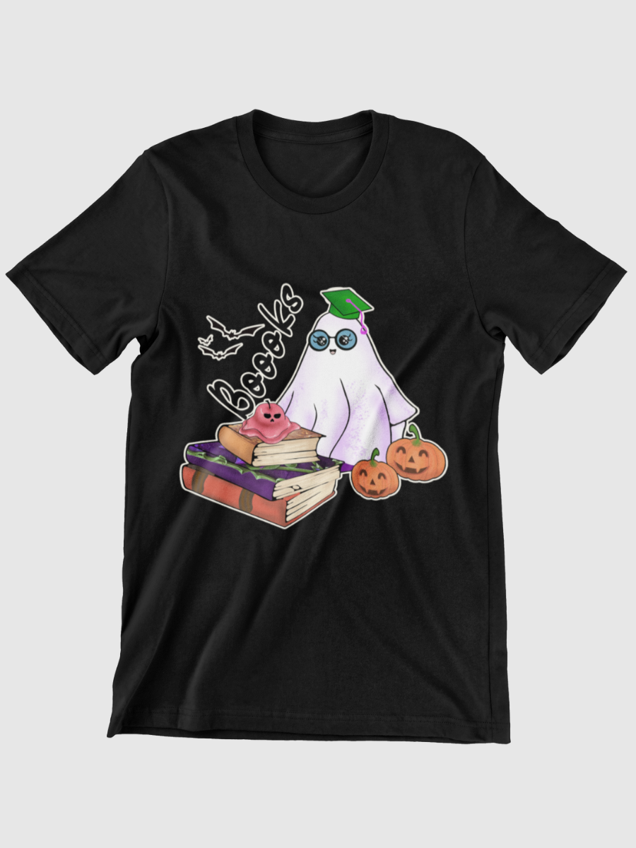 Halloween Boooks Graphic T-shirt