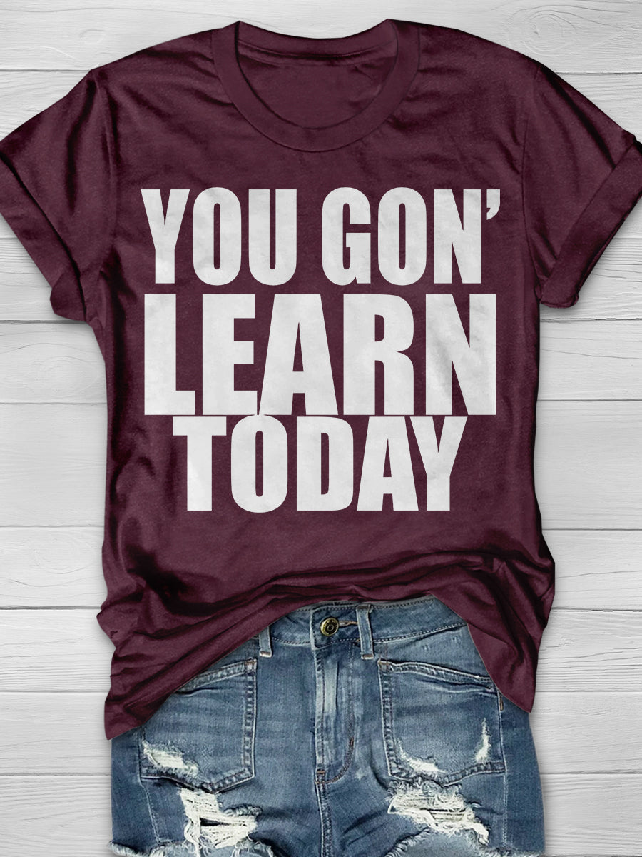 Funny Teacher Print Graphic T-shirts