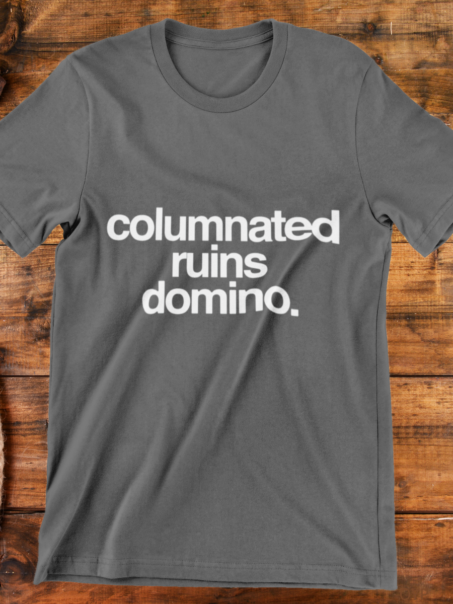 Columnated Ruins Domino Graphic T-shirt