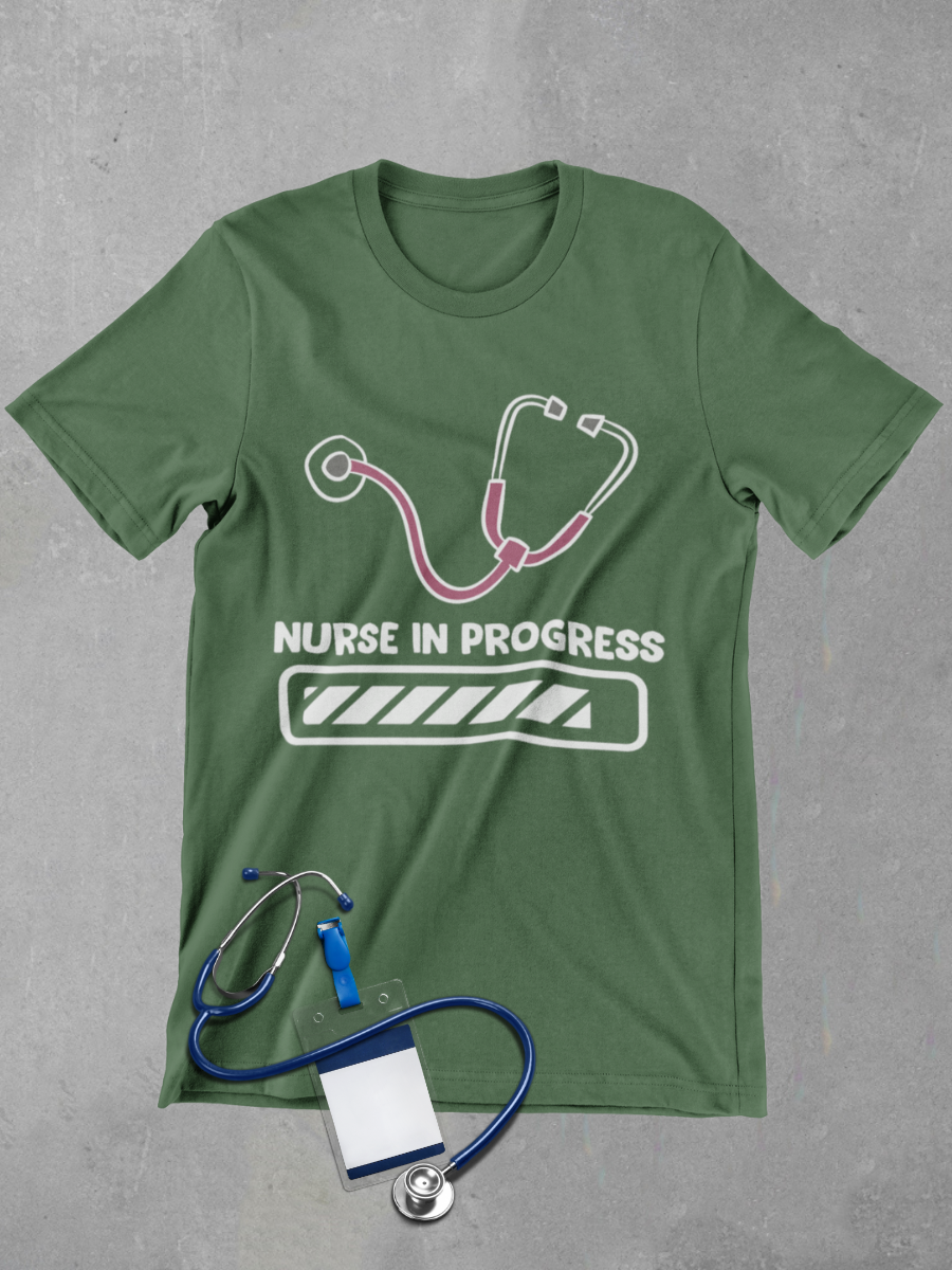 Nurse In Progress Graphic T-shirt