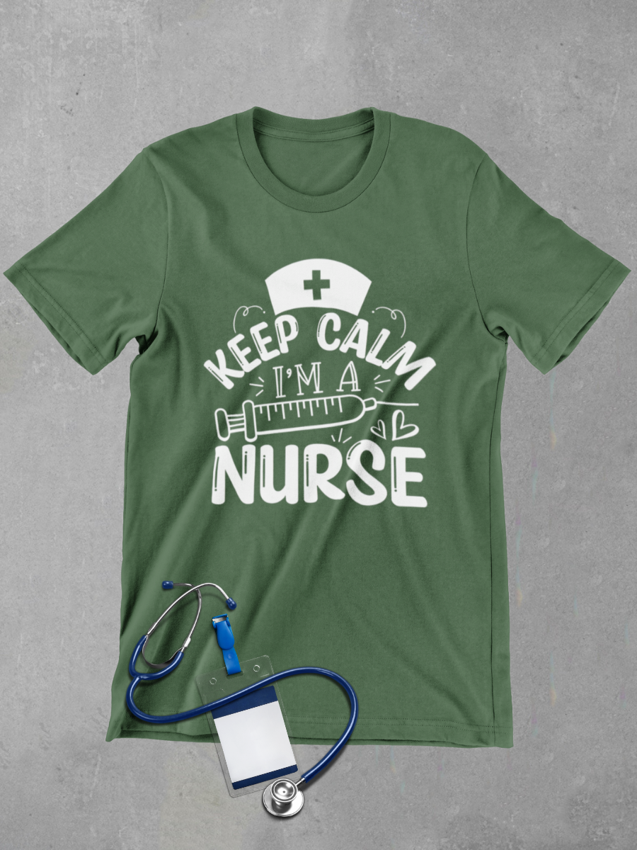 Keep Calm I'm a Nurse Graphic T-shirt