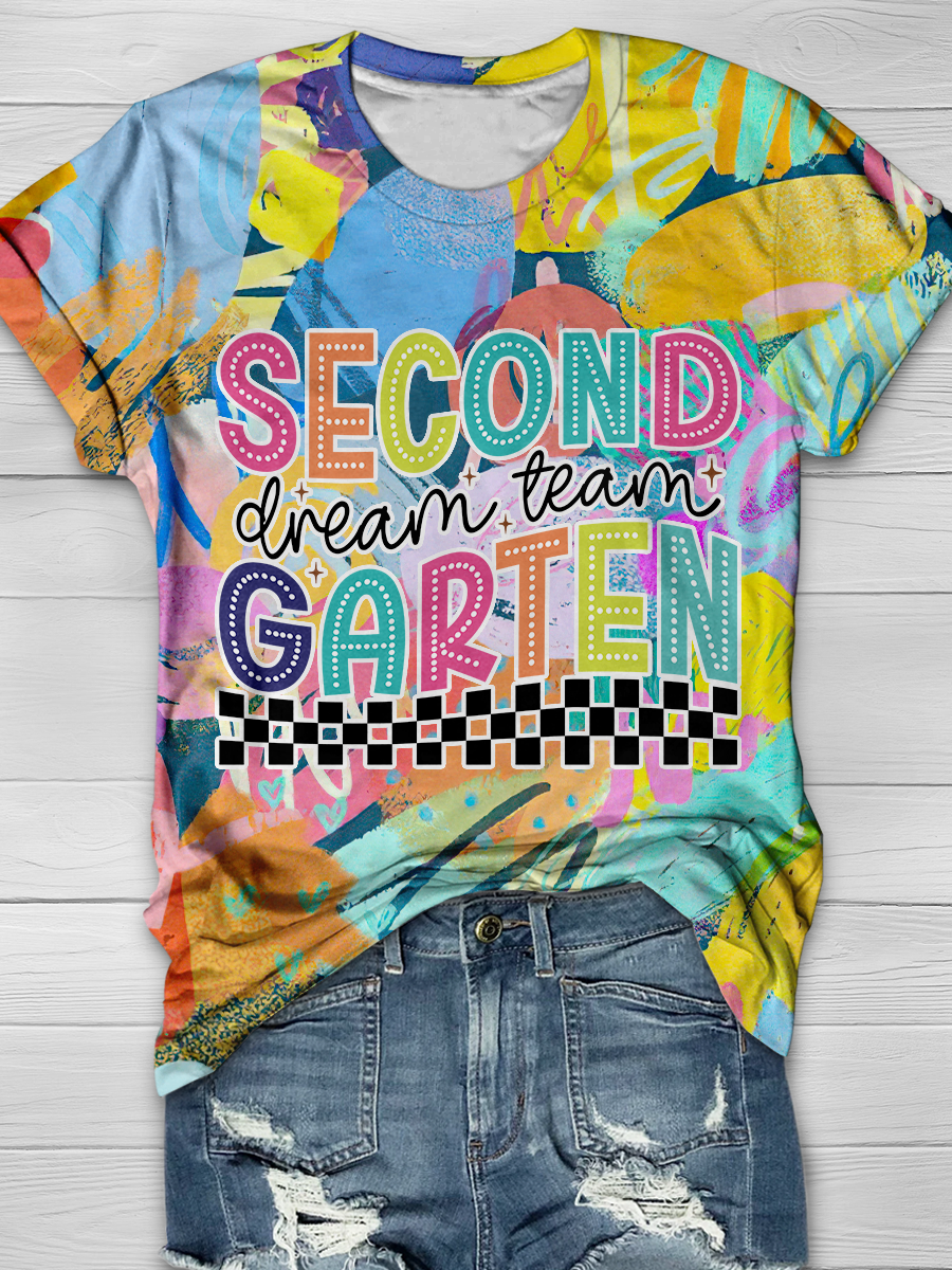 Second Garten Dream Team Full Print T-shirt