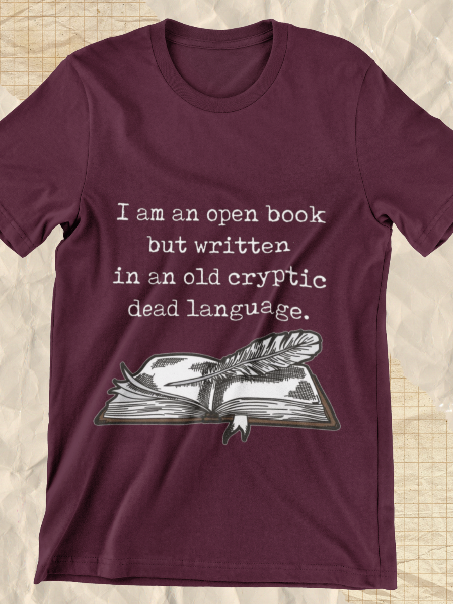 Dark Academia Book Graphic T-shirt
