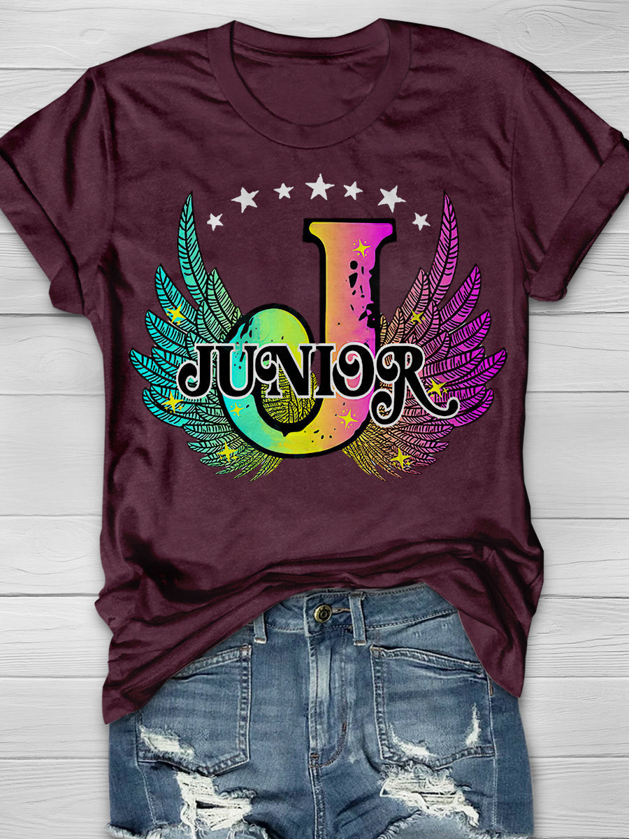 Junior Wings Print Graphic T-shirts