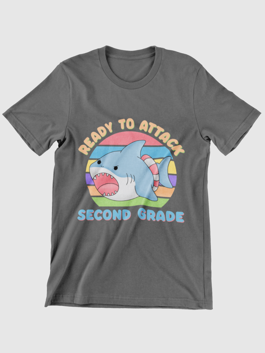 Ready To Attack 2nd Grade Graphic T-shirt