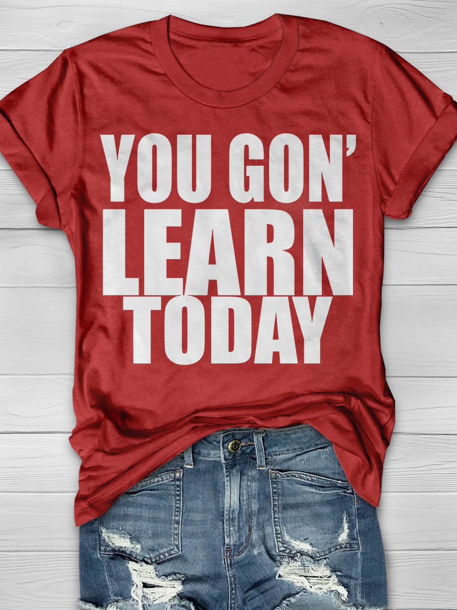 Funny Teacher Print Graphic T-shirts