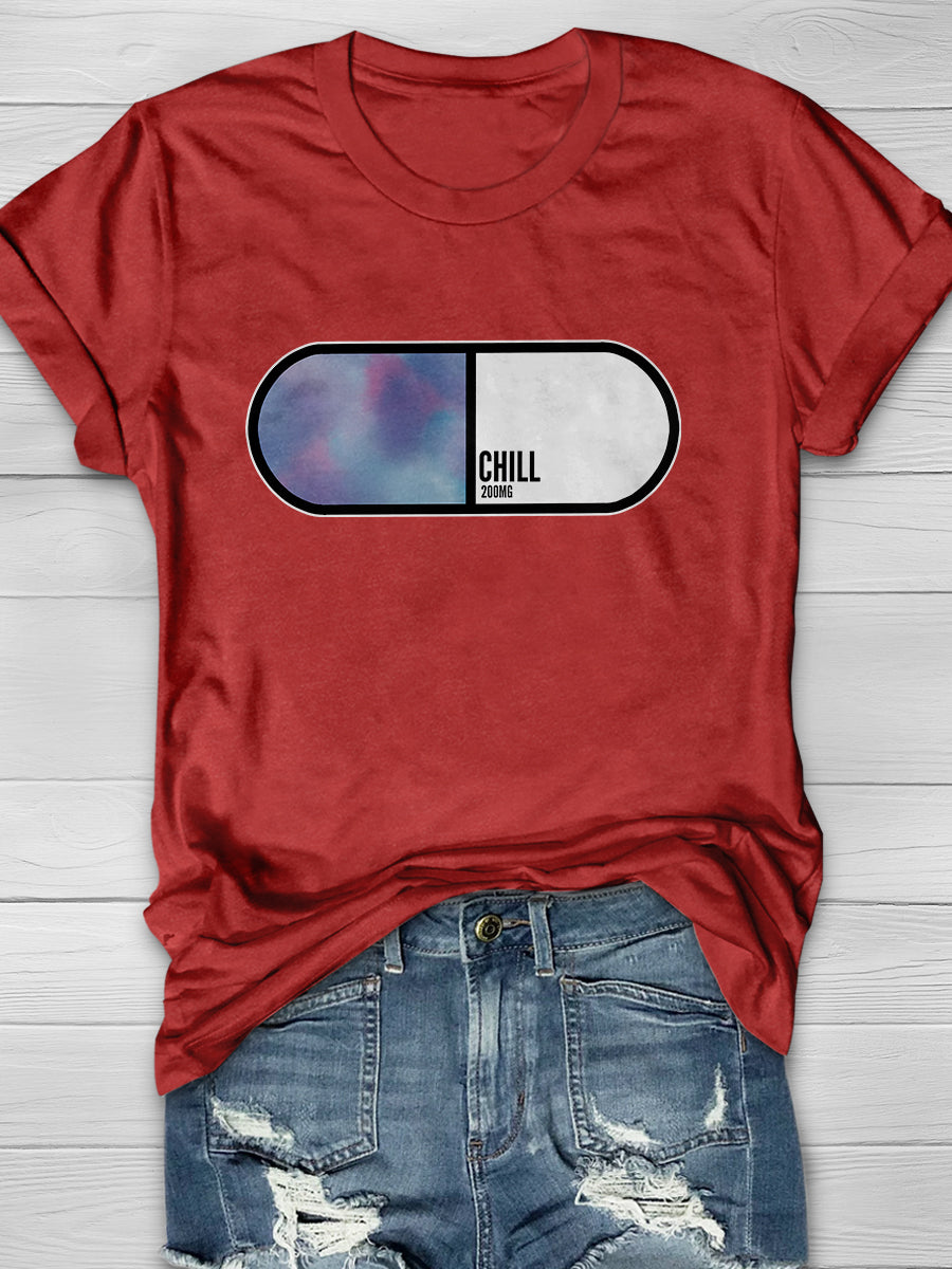 Chill Print Short Sleeve T-shirt