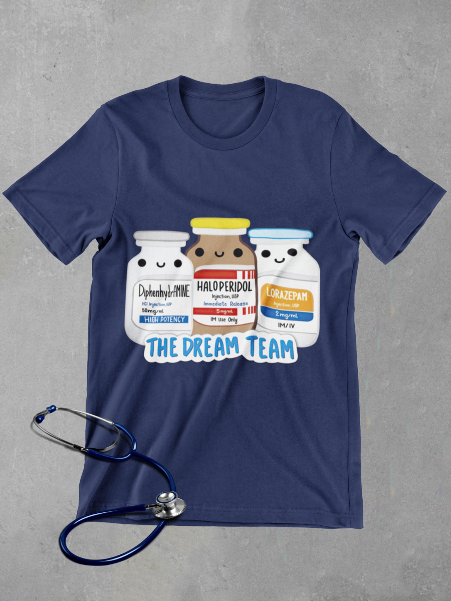 The Dream Team Nurse Graphic T-shirt