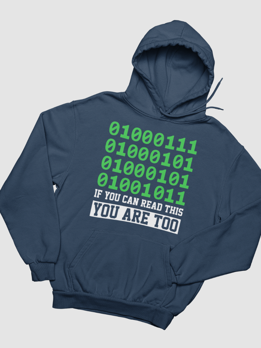Geek Code Graphic Pure Cotton Hoodie