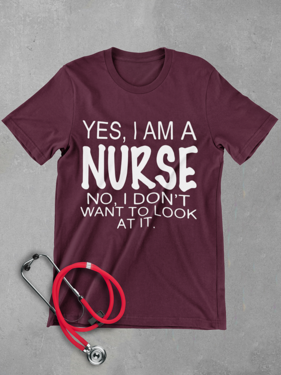 Yes I'm A Nurse Graphic T-shirt