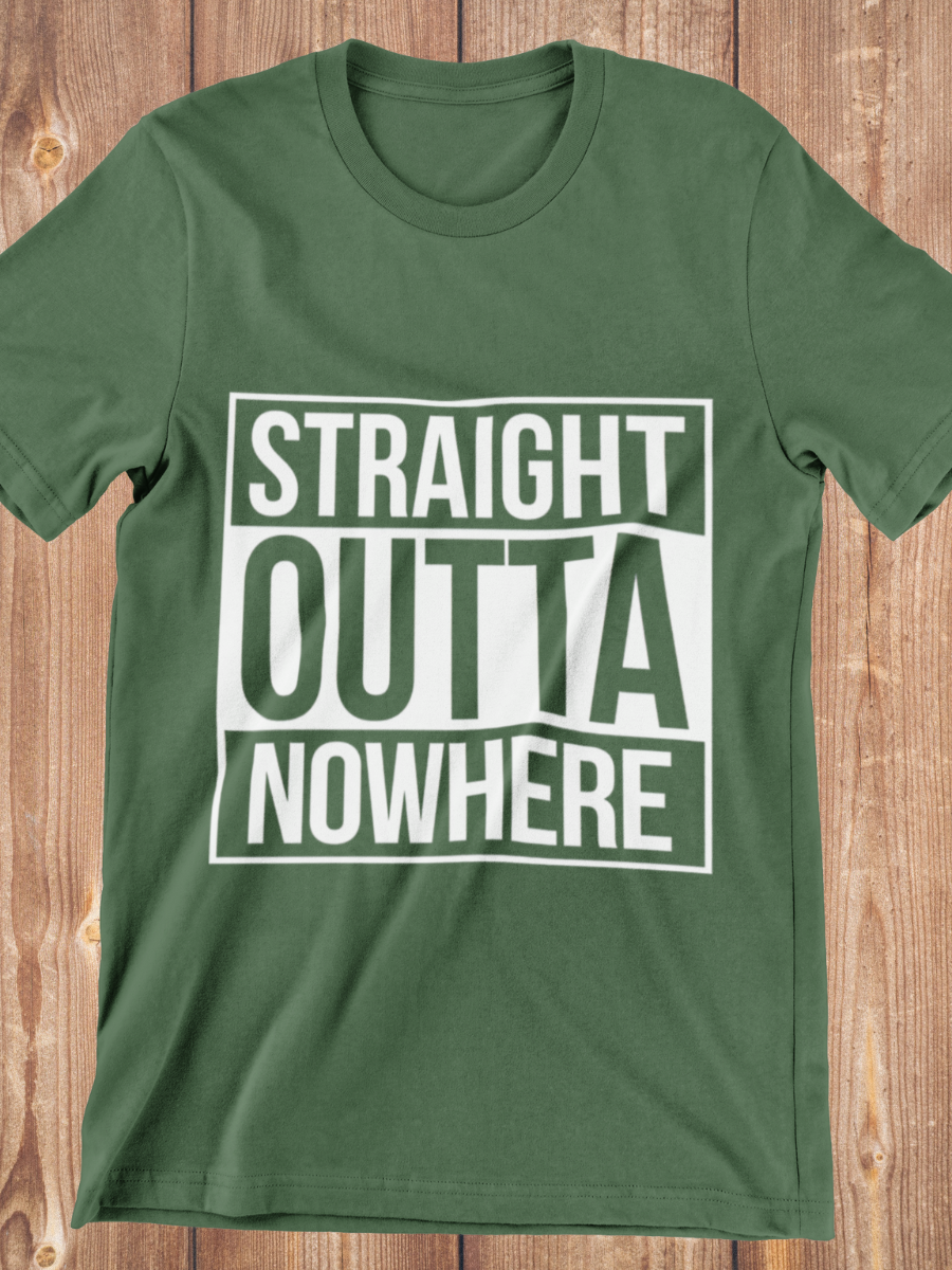 Straight Outta Nowhere Graphic T-shirt