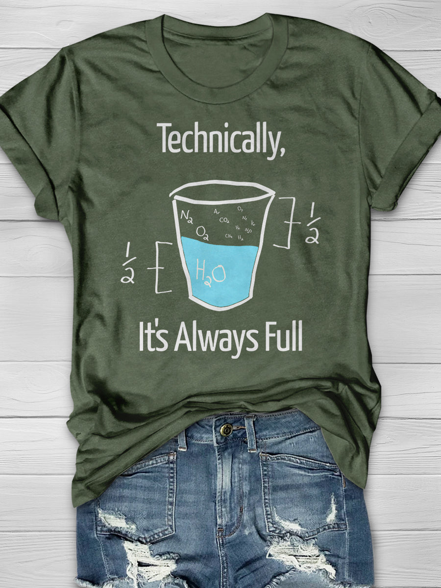 Science is Optimistic Print Graphic T-shirts