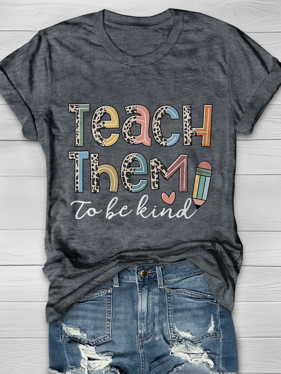 Back to School Print Graphic T-shirts