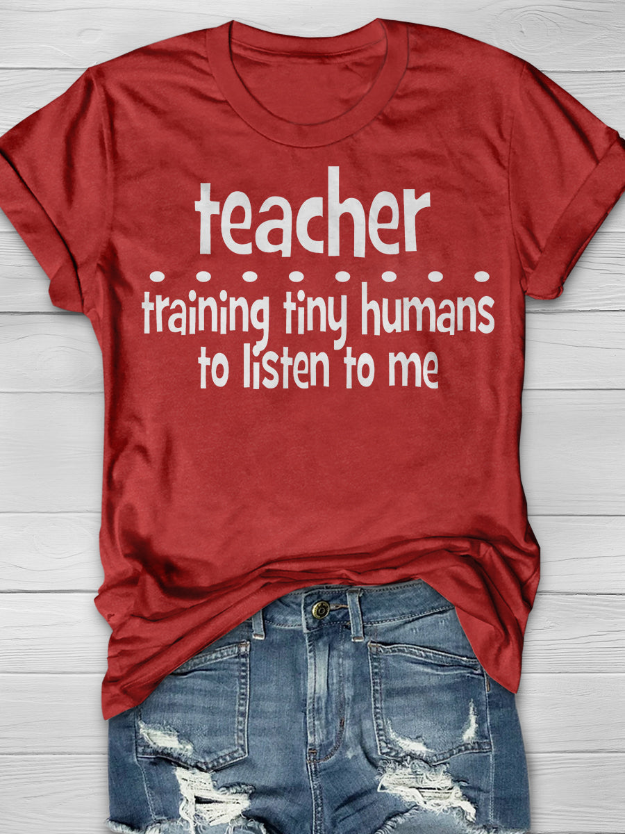 Definition of a teacher Print Graphic T-shirts