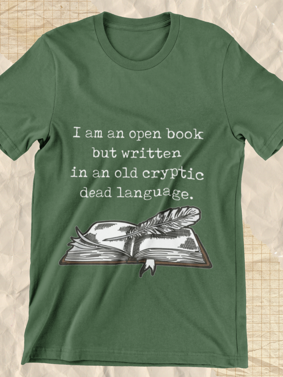 Dark Academia Book Graphic T-shirt