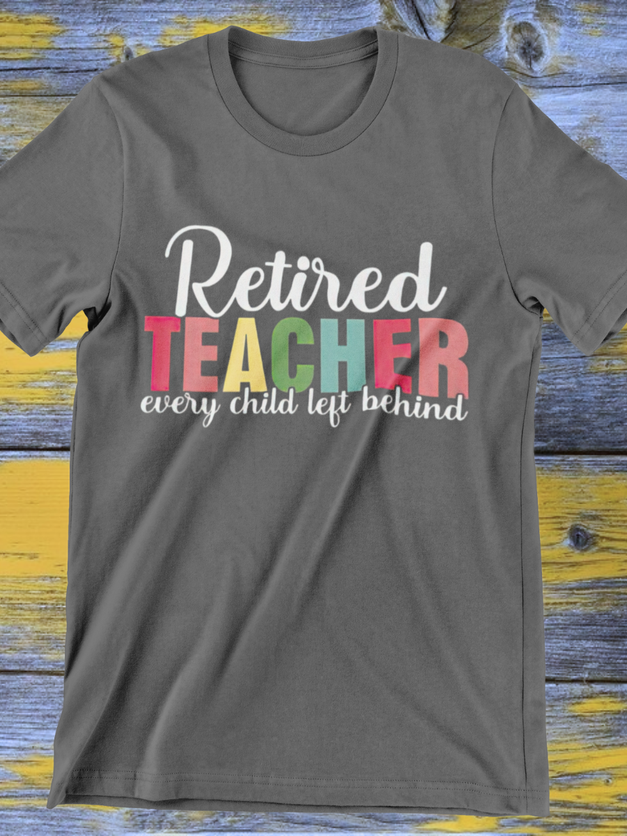 This Is Retired Teacher Graphic T-shirt