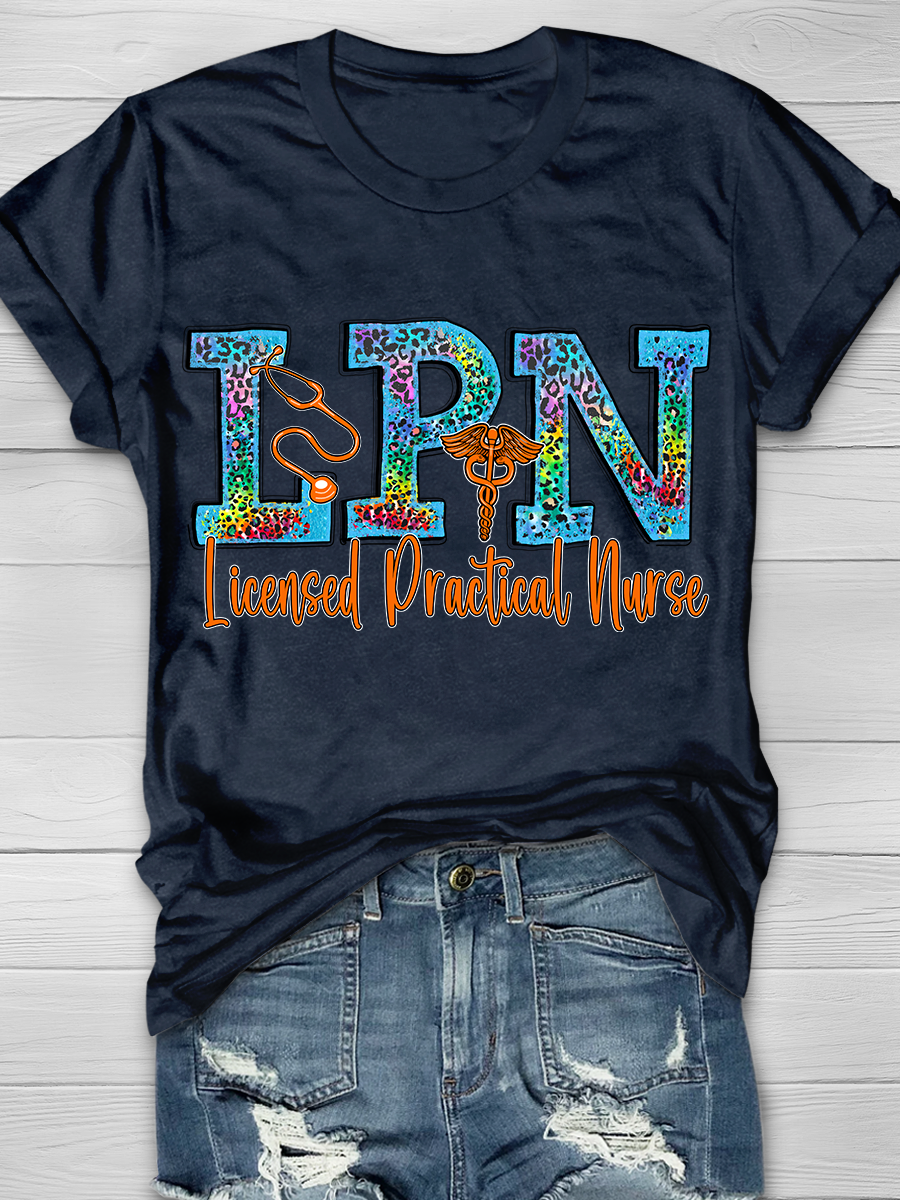 LPN Licensed Practical Nurse Graphic T-shirts