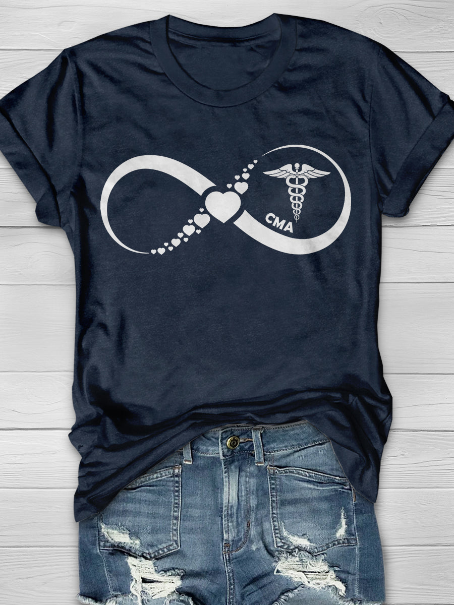 CMA Infinity Print Short Sleeve T-shirt
