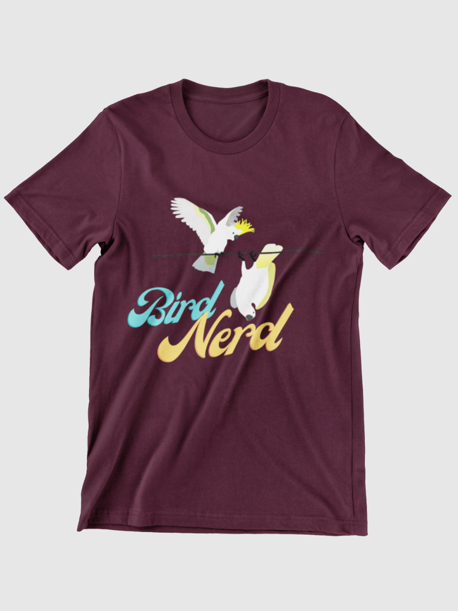 Bird Nerd Bird Lover Graphic T-shirt