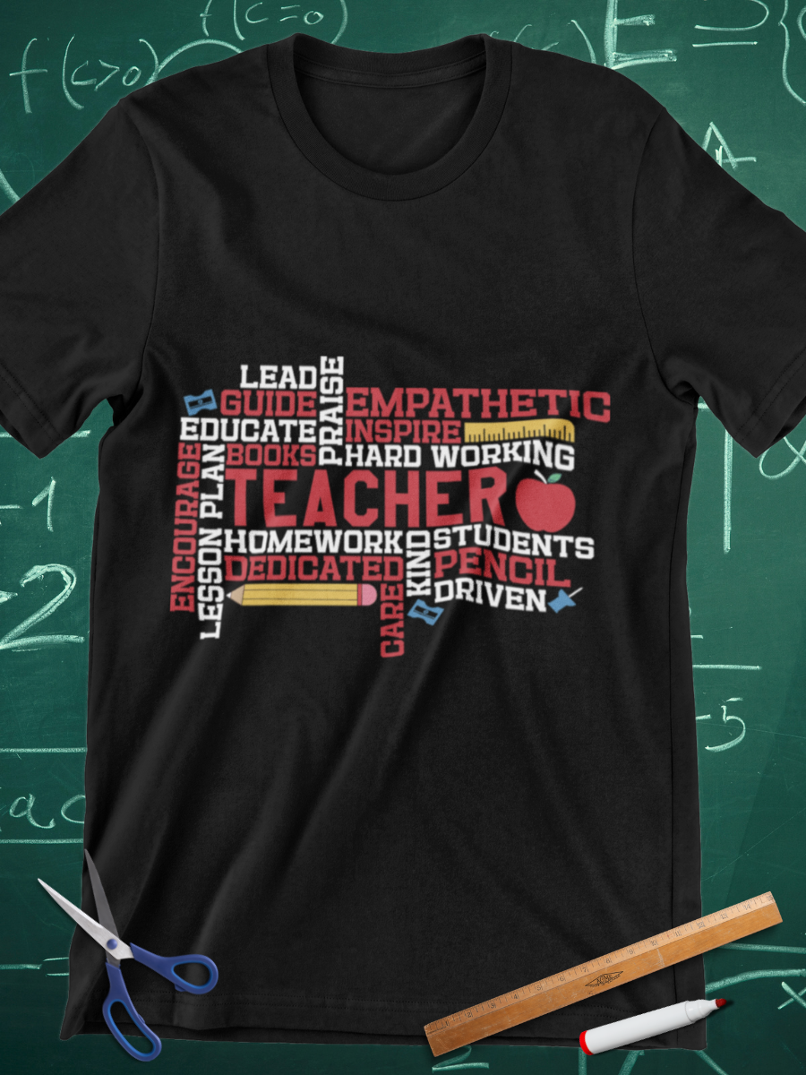 Lead Guide Educate Teacher Graphic T-shirt